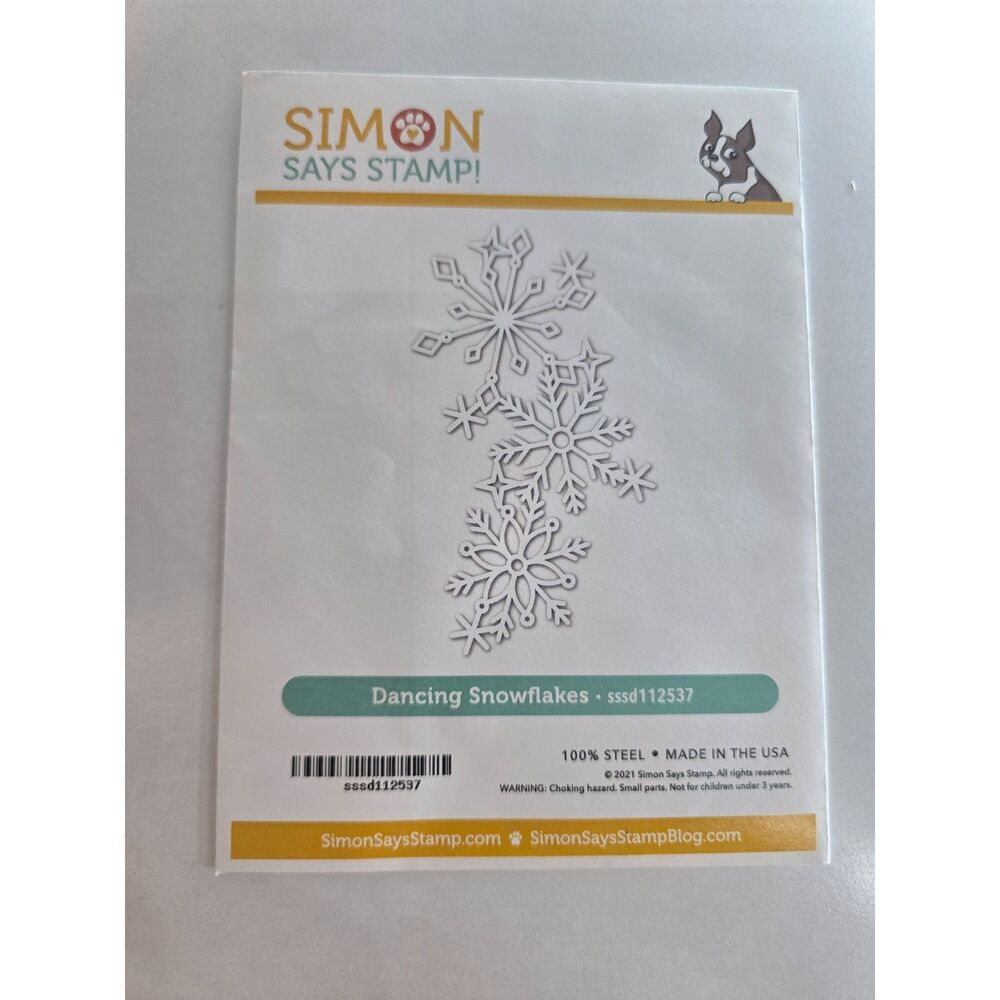 Simon Says Stamp Dancing Snowflakes Die sssd112537 Christmas Winter NEW